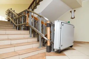 Seminole Stair Lifts AdobeStock 198469353 staircase lift 2 300x200